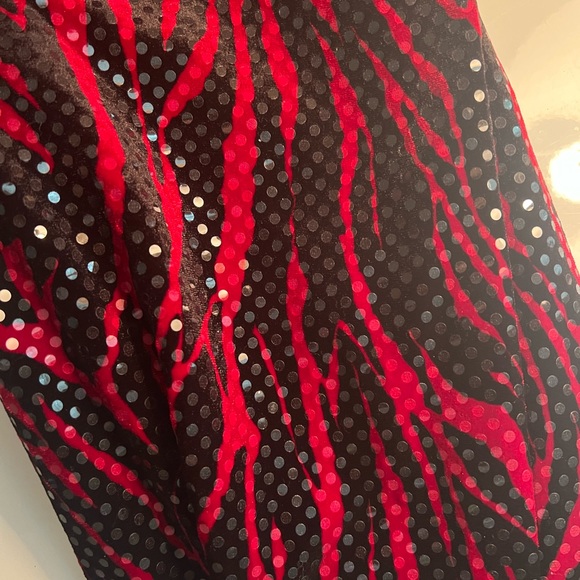 Cache red/black dress - Picture 2 of 3